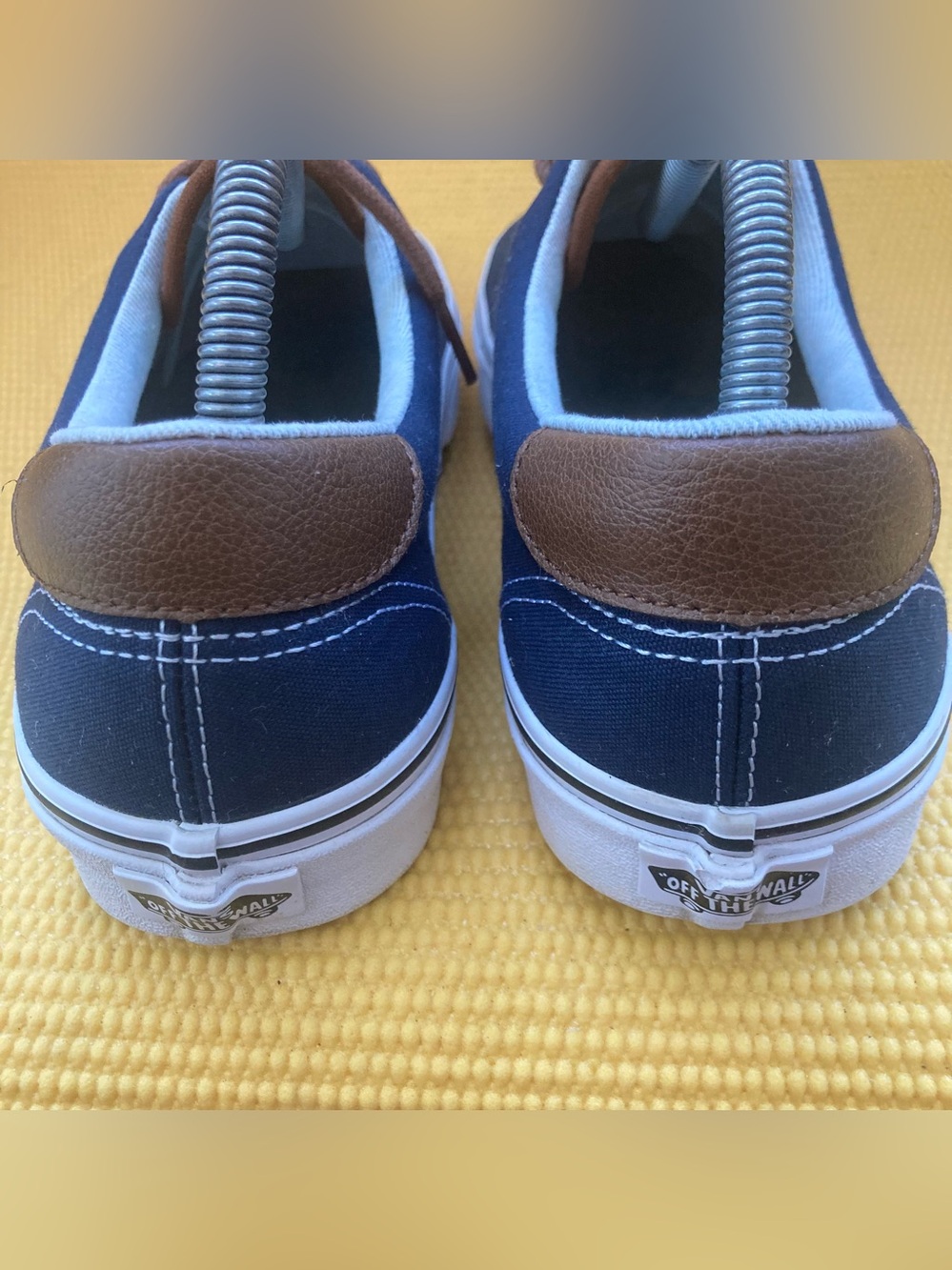 Vans Era 59 Navy Canvas Low-Top Sneakers with Brown Accents Mens size 10 - Picture 4 of 9